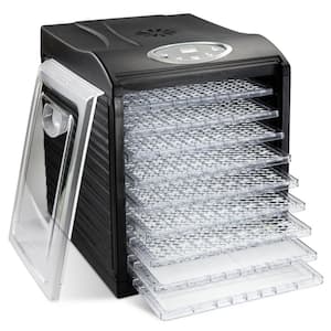 9 Plastic Tray Food Dehydrator For Snacks, Herbs, Fruit and Beef Jerky