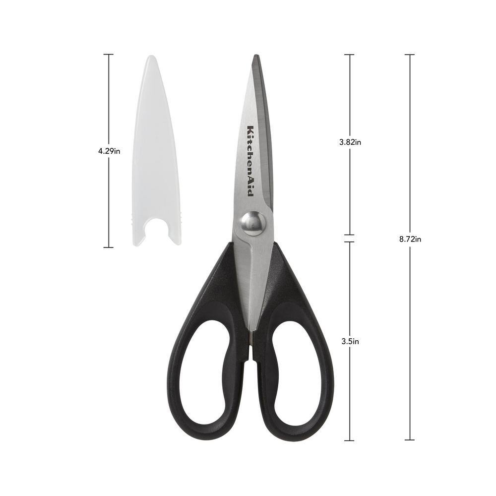 KitchenAid® KitchenAid All Purpose 8.75" Kitchen Shears with Soft Grip Handles and Protective Sheath