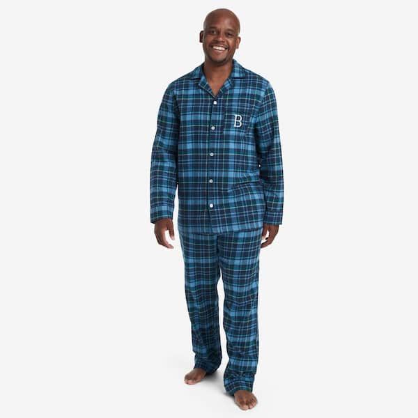 Company Cotton Family Flannel Men's Button Down Pajama Set