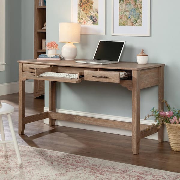 Sauder County Line Writing Desk, Salt Oak finish