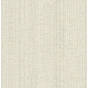 Chelsea Taupe Weave Paper Strippable Roll Wallpaper (Covers 56.4 sq. ft.)