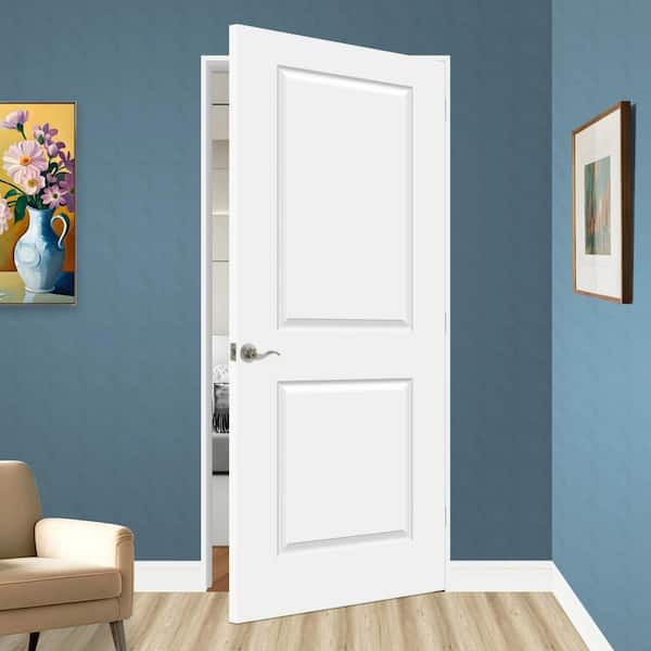 VESEV 36 x 80 in. Pre-drilled White Primed Hollow Core Wood 2