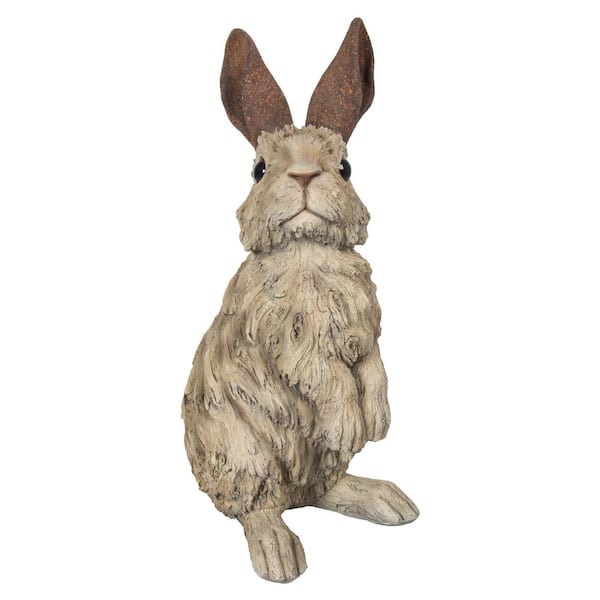 Young Rabbit Standing Real Life Ornament by Vivid Arts E 