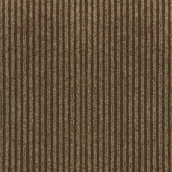 TrafficMaster Corduroy Taupe/Walnut 18 in. x 18 in. Carpet Tiles (16 Tiles/Case)-DISCONTINUED