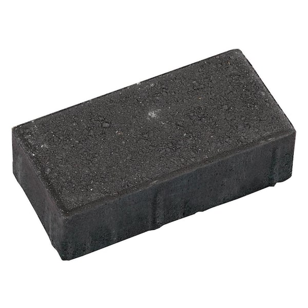 Oldcastle 8 in. x 4 in. x 1.75 in. Charcoal Concrete Holland Paver