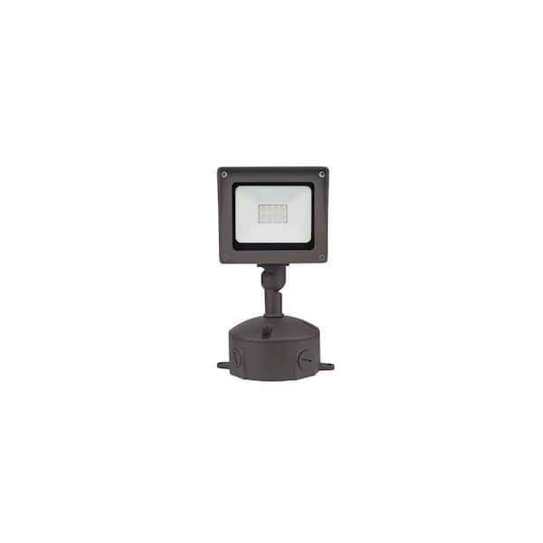 Cedar Hill 30-Watt Bronze Outdoor LED Flood Light with Knuckle Mount 3300 Lumens 5000K Daylight IP65 Waterproof