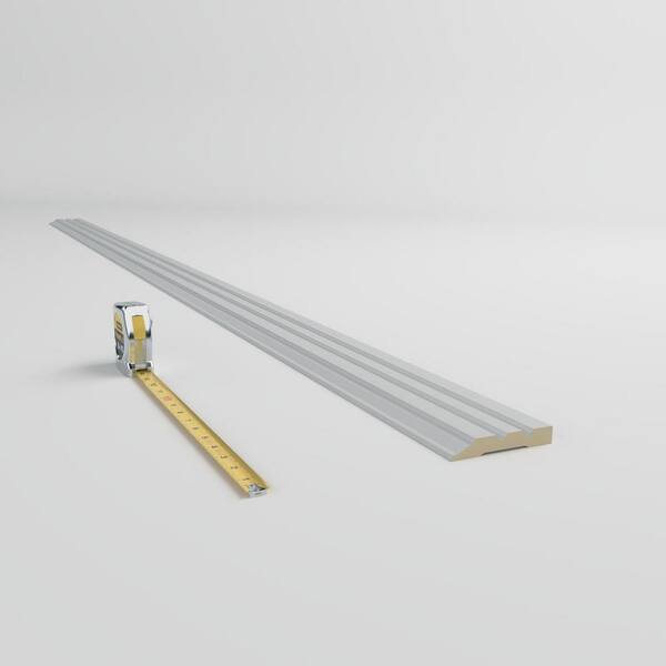 Ekena Millwork 5/8 in. x 4 in. x 94-1/2 in. Polyurethane Fluted Panel Window and Door Casing Moulding