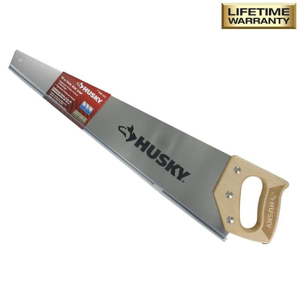 Husky 20 in. Tooth Saw with Wood Handle