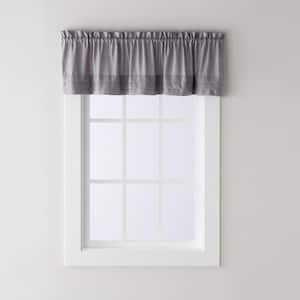 Holden 13 in. L Polyester Valance in Dove Grey