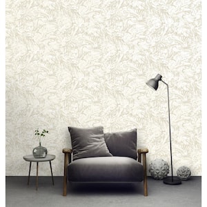 Textured Ink Paper Strippable Wallpaper (Covers 57 sq. ft.)