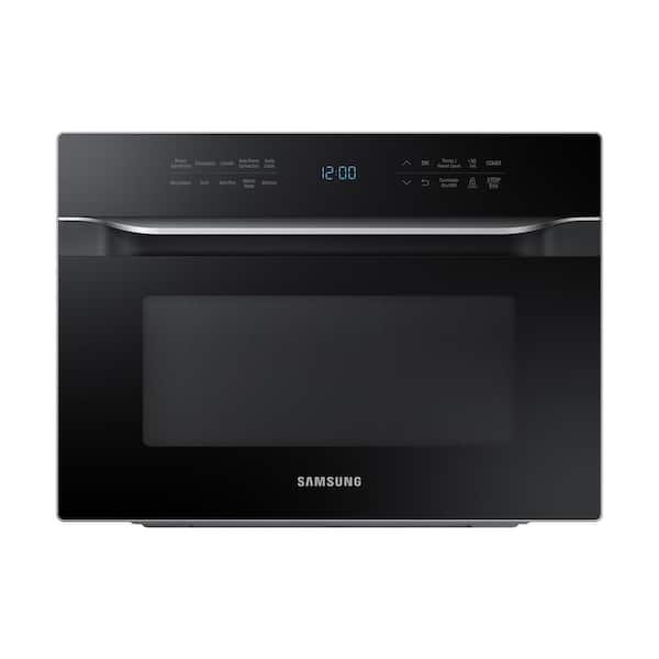 Samsung PowerGrill Duo 1.2 cu. ft. Built-In Microwave in Fingerprint-Resistant Black Stainless Steel with Power Convection