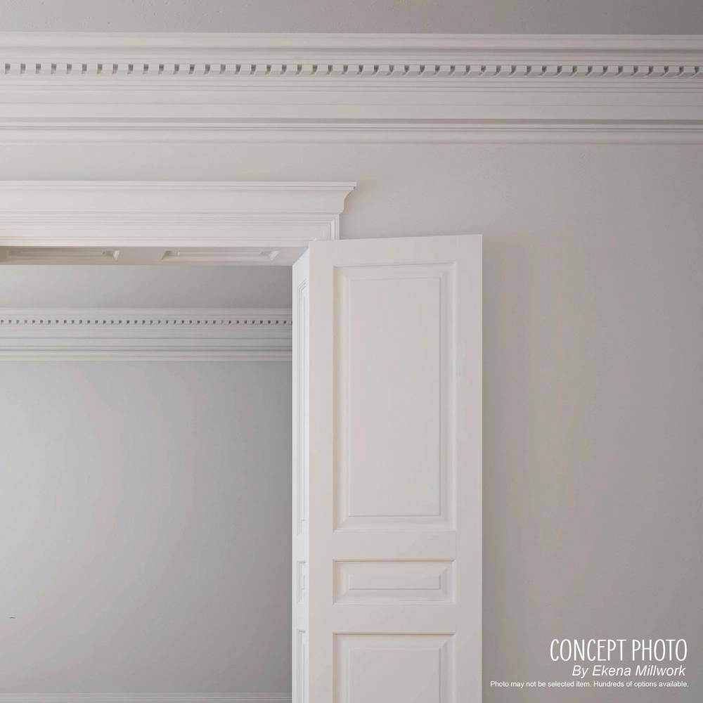 Ekena Millwork SAMPLE - Endurathane Hillsborough Rococo Crown Moulding, 9 7/8"H x 10 5/8"P x 14 1/2"F x 12"L