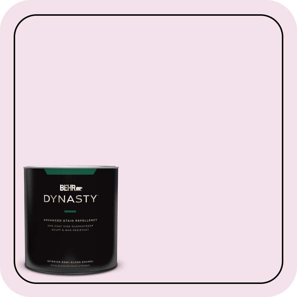 1 qt. #690C-2 Pink Amour Semi-Gloss Enamel Interior Stain-Blocking Paint & Primer price history on PriceWatchPro