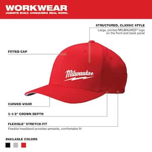 Small/Medium Red Fitted Hat (2-Pack)