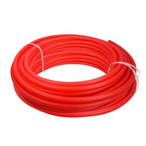 PEXFLOW 3/8in X 300ft Red PEX Tubing – Oxygen Barrier For Radiant Heating, Made For USA