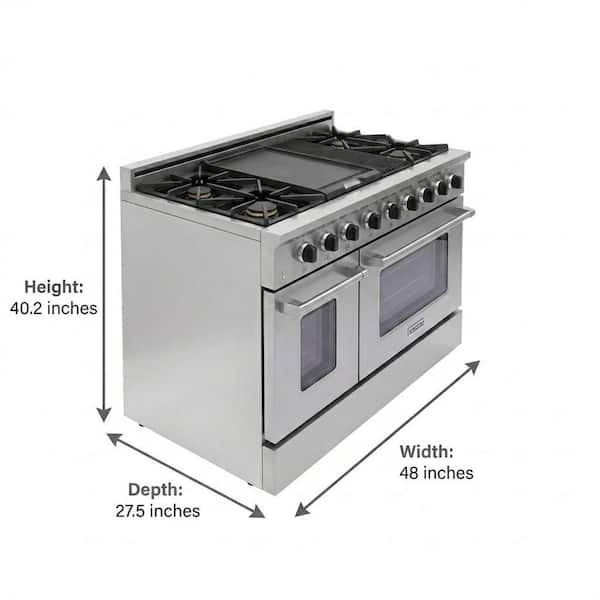 NXR Entree 48 in. 7.2 cu. ft. Professional Style Liquid Propane