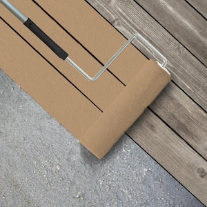 1 gal. #S270-4 Praline Textured Low-Lustre Enamel Interior/Exterior Porch and Patio Anti-Slip Floor Paint