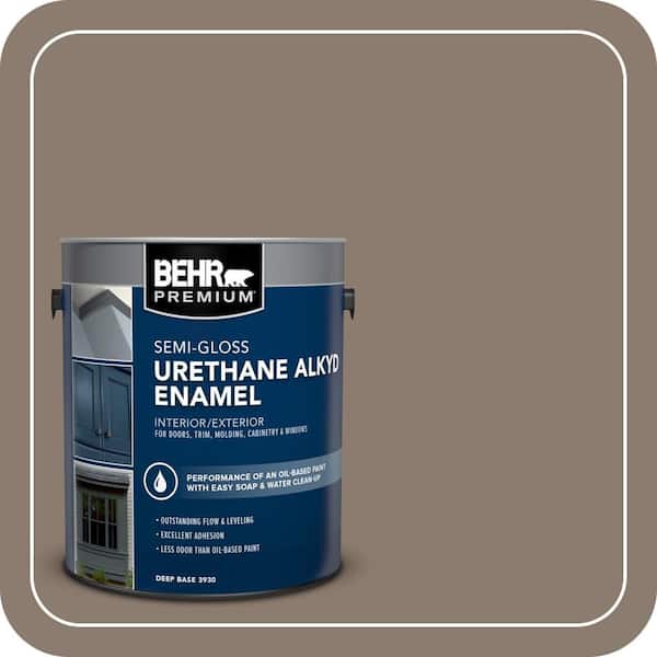 1 gal. #T18-07 Road Less Travelled Urethane Alkyd Semi-Gloss Enamel Interior/Exterior Paint