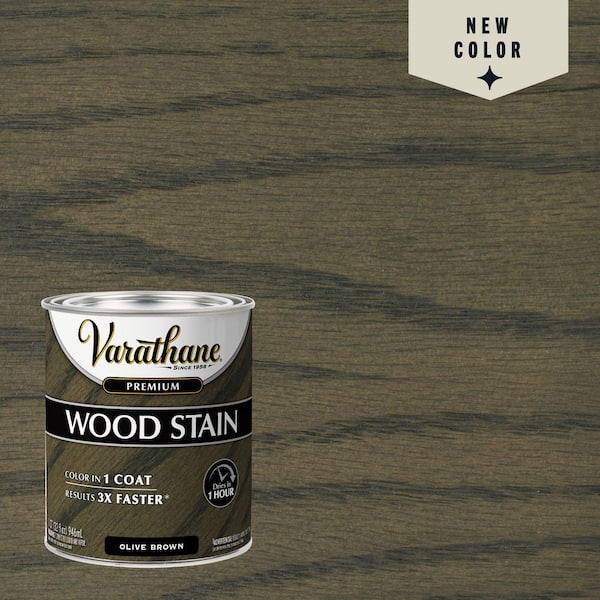 1 qt. Olive Brown Premium Fast Dry Interior Wood Stain