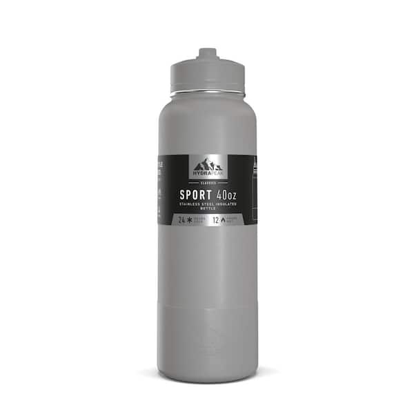HYDRAPEAK Active Chug 40 oz. Storm Triple Insulated Stainless Steel Water  Bottle HP-Chug-40-Storm - The Home Depot