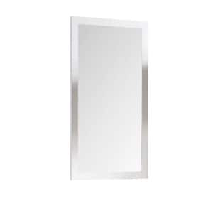 Concordia 17.75 in. W x 33.5 in. H Small Rectangular Other Framed Wall Bathroom Vanity Mirror in White