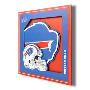 NFL Round Distressed Sign: Buffalo Bills