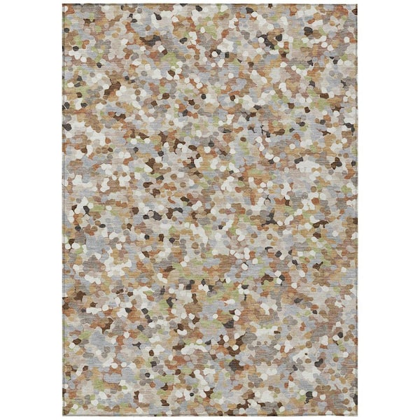 Chantille Machine Washable Indoor/Outdoor Abstract ACN2507 Beige 10 ft. x 14 ft. Area Rug