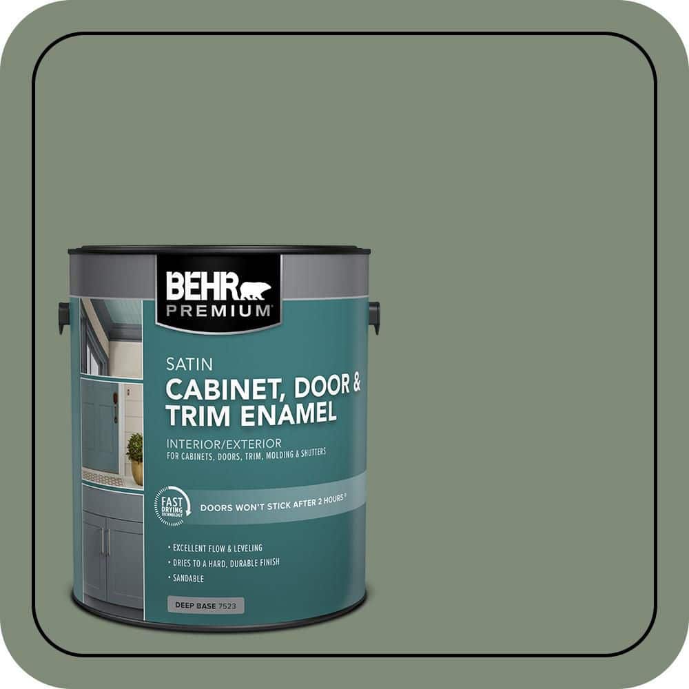 BEHR PREMIUM 1 gal. #N400-5 Thai Basil Satin Enamel Interior