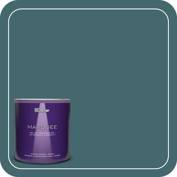 BEHR MARQUEE 1 qt. Home Decorators Collection #HDC-AC-05L Jade Eggshell Enamel Interior Paint & Primer
