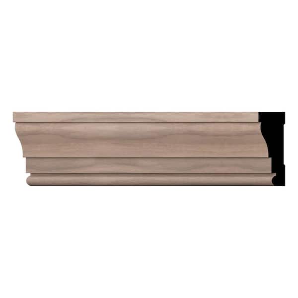 Ekena Millwork WM376 0.69 in. D x 2.25 in. W x 96 in. L Wood (Walnut) Colonial Casing Moulding
