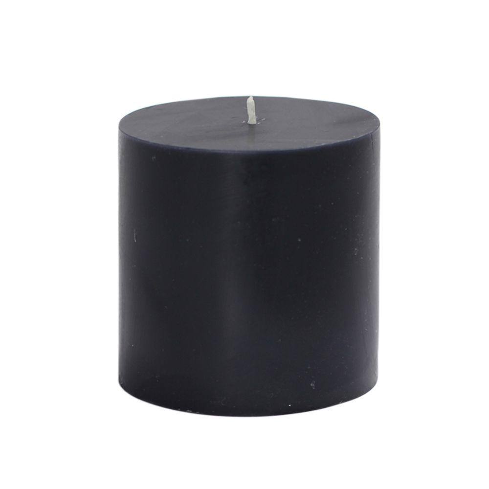 UPC 685024158878 product image for Zest Candle 3 in. x 3 in. Black Pillar Candles Bulk (12-Case) | upcitemdb.com