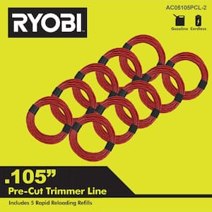 0.105 in. x 13 ft. Pre-Cut Spiral Line (2-Pack)