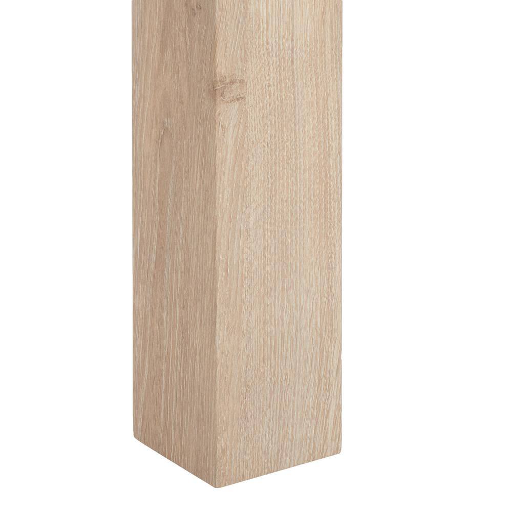Coromio 21.1 in. Light Gray Square Concrete End Table - thumbnail 5