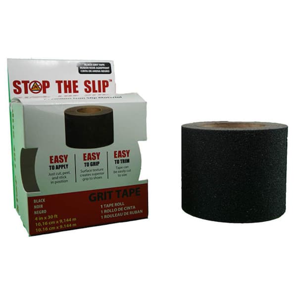 Handi Treads 4 in. x 30 ft. GritTreads Tape, Black