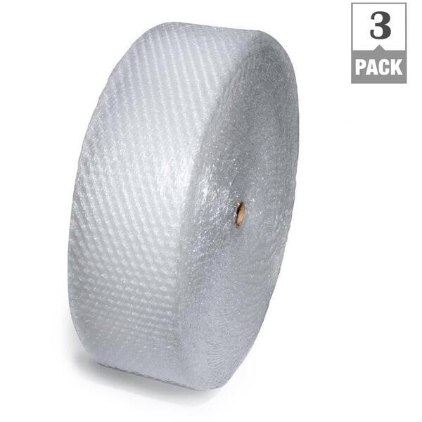 Pratt Retail Specialties 3/16 in. x 16 in. x 750 ft. Perforated Bubble Cushion Wrap (3-Pack)