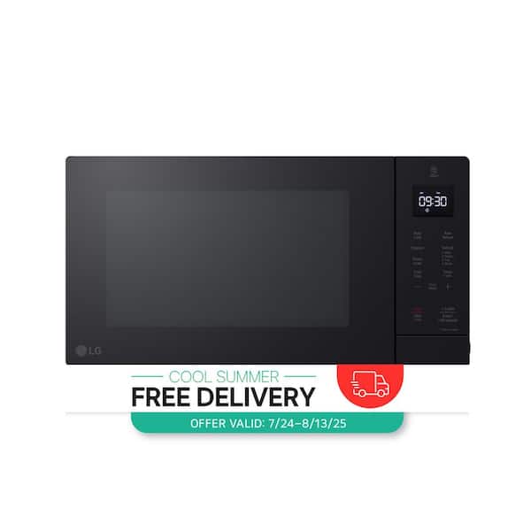 1.1 cu. ft. Electric Countertop Microwave in Black with EasyClean Interior