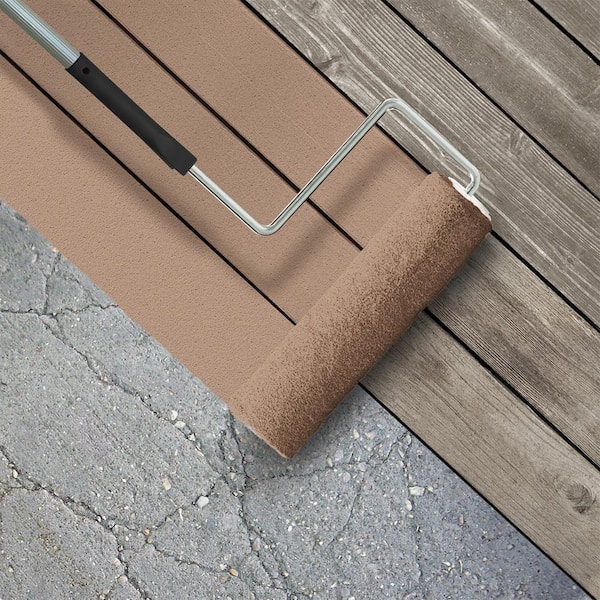 1 gal. #S220-4 Potters Clay Textured Low-Lustre Enamel Interior/Exterior Porch and Patio Anti-Slip Floor Paint