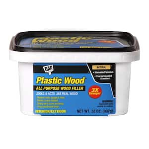 Plastic Wood 32 oz. Natural Latex Carpenter's Wood Filler (4-Pack)