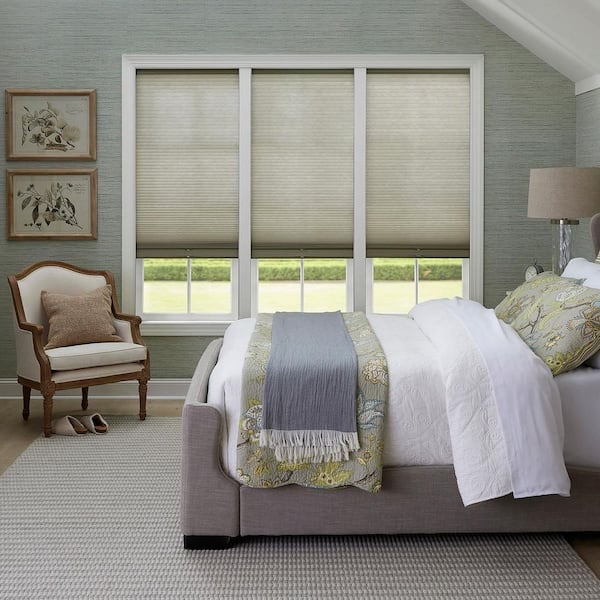 Custom Motorized Premium 9/16 inch Light Filtering Cellular Shades