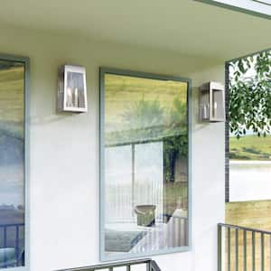 Oslo 3 Light Brushed Nickel Outdoor Wall Sconce