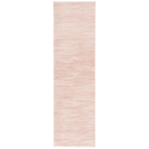 SAFAVIEH Revive 2 ft. x 8 ft. Pink Solid Distressed Runner Rug REV106V ...