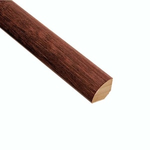 Horizontal Chestnut 3/4 in. Thick x 3/4 in. Wide x 94 in. Length Bamboo Quarter Round Molding