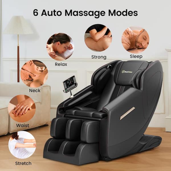 Ukuowu Favor MM350 Heated Full Body Massage Chair with Zero Gravity Mode and Bluetooth Music Player Brown