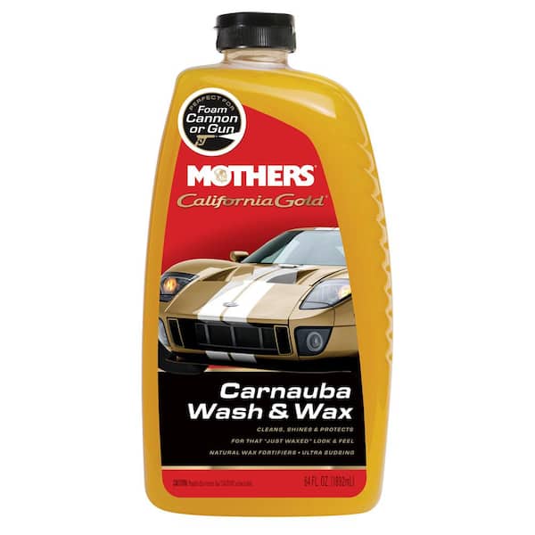 MOTHERS Exterior Clean and Wax Kit (Wash & Wax Plus Foaming Wheel