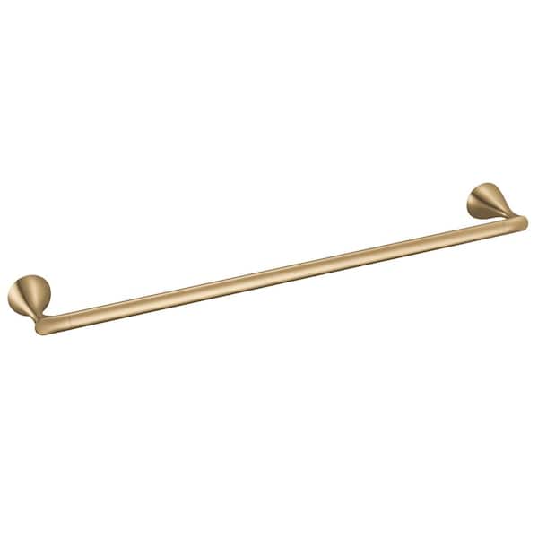 Bonacci Gold 24 in. Wall Mounted Single Towel Bar in Champagne Bronze