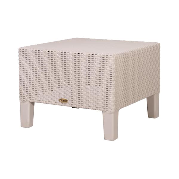 Lagoon Magnolia Grey Rattan Outdoor Side Table
