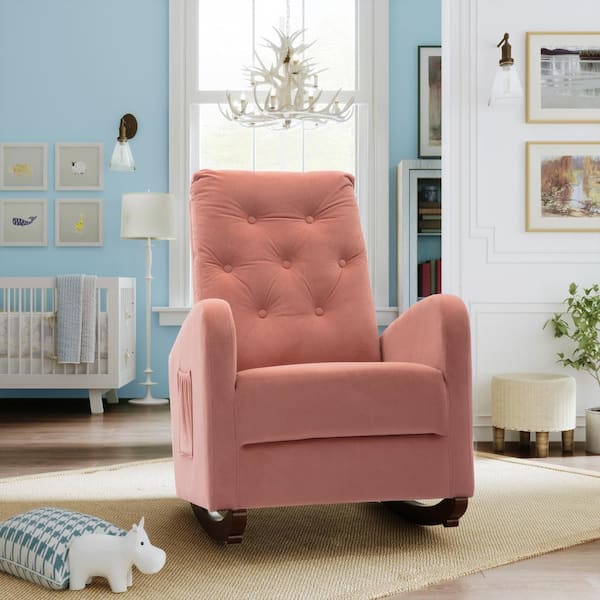 high back nursery chair