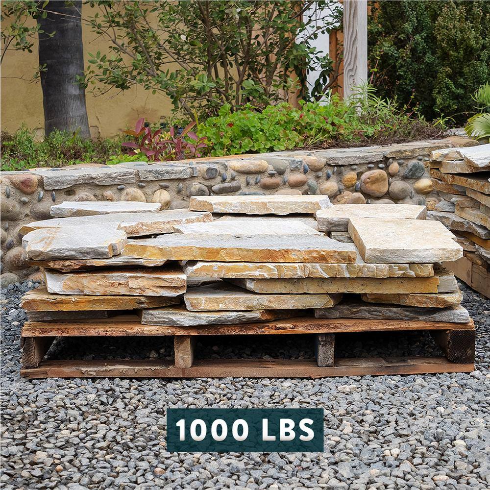 Medium Autumn Flame Flagstone Pavers for Patio and Pathway