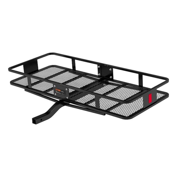 CURT 500 lb. Capacity 60 in. x 24 in. Black Steel Basket Hitch Cargo Carrier (Fixed 2 in. Shank)
