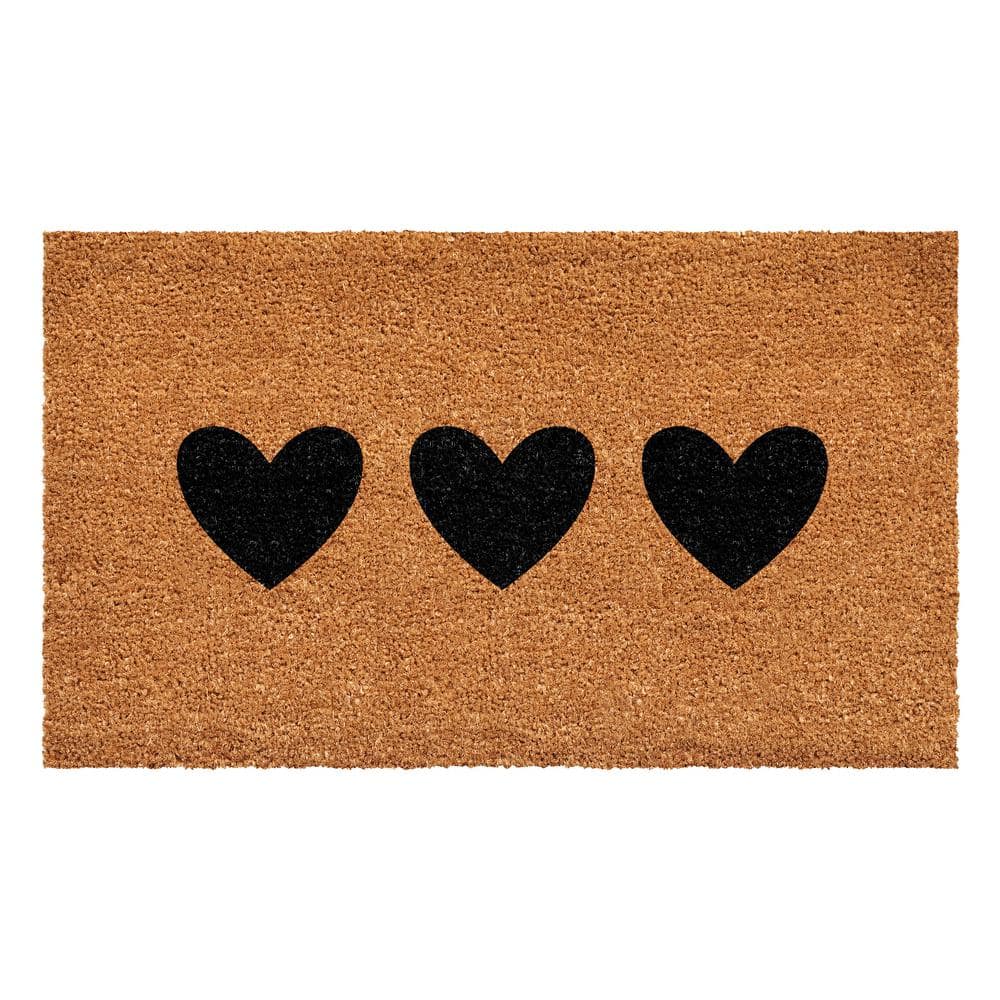 "Trio Hearts Doormat, 12"" x 24""" price history on PriceWatchPro